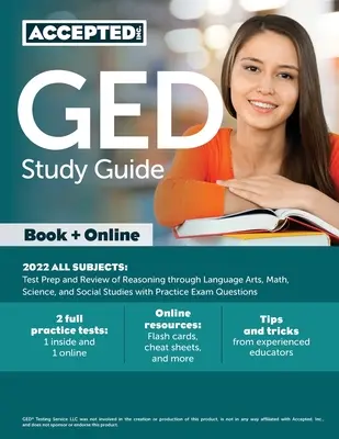 GED Study Guide 2022 Všetky predmety: Príprava na testovanie a prehľad testov Reasoning through Language Arts, Math, Science, and Social Studies with Practice Exam Quest - GED Study Guide 2022 All Subjects: Test Prep and Review of Reasoning through Language Arts, Math, Science, and Social Studies with Practice Exam Quest