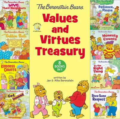 Pokladnica hodnôt a cností medvedíkov Berenstainovcov: Besterbainova kniha: 8 kníh v 1 - The Berenstain Bears Values and Virtues Treasury: 8 Books in 1
