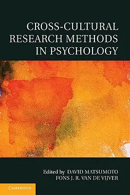 Medzikultúrne výskumné metódy v psychológii - Cross-Cultural Research Methods in Psychology