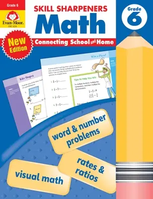 Učebné pomôcky na zvyšovanie zručností: Matematika, 6. ročník - Skill Sharpeners: Math, Grade 6