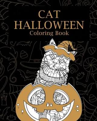 Mačací halloweensky maľovanka - Cat Halloween Coloring Book