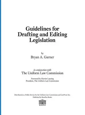 Usmernenia pre tvorbu a úpravu právnych predpisov - Guidelines for Drafting and Editing Legislation