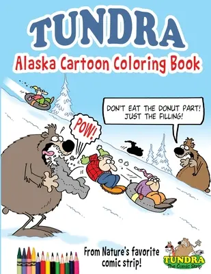 Tundra: Aljaška - kreslené maľovanky - Tundra: Alaska Cartoon Coloring Book