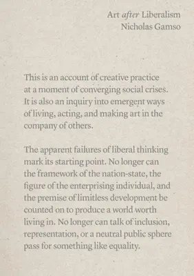 Umenie po liberalizme - Art After Liberalism