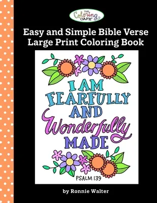 The Coloring Cafe-Easy and Simple Bible Verse Large Print Coloring Book (Kaviareň na vyfarbovanie - jednoduché a ľahké vyfarbovanie biblických veršov) - The Coloring Cafe-Easy and Simple Bible Verse Large Print Coloring Book