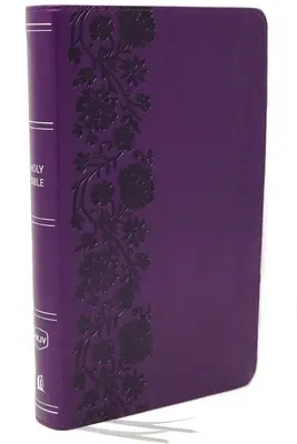 Nkjv, referenčná Biblia, kompaktná, kožená, fialová, edícia s červenými písmenami, pohodlná tlač: Svätá Biblia, Nová verzia kráľa Jakuba - Nkjv, Reference Bible, Compact, Leathersoft, Purple, Red Letter Edition, Comfort Print: Holy Bible, New King James Version