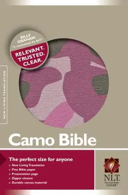 Kamuflážová Biblia-NLT-Zipper - Camo Bible-NLT-Zipper
