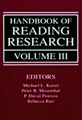 Príručka o výskume čítania, III. diel - Handbook of Reading Research, Volume III