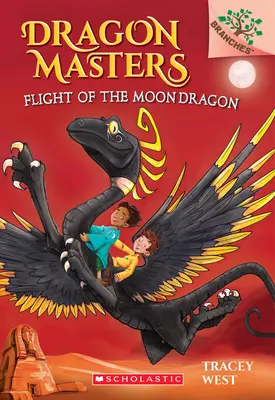 Let mesačného draka: Kniha o vetvách (Dračí majstri #6) (vydanie pre knižnicu), 6 - Flight of the Moon Dragon: A Branches Book (Dragon Masters #6) (Library Edition), 6