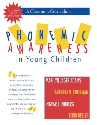 Fonematické uvedomenie u malých detí: A Classroom Curriculum: A Classroom Curriculum - Phonemic Awareness in Young Children: A Classroom Curriculum