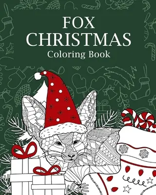 Líška Vianočná maľovanka - Fox Christmas Coloring Book