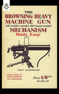 Browningov ťažký guľomet kalibru .300 model 1917 (vodou chladený) Mechanizmus zjednodušený - Browning Heavy Machine Gun .300 Calibre Model 1917 (Water Cooled) Mechanism Made Easy