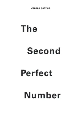 Druhé dokonalé číslo - The Second Perfect Number