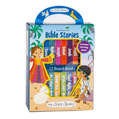 Moja malá knižnica: Biblické príbehy (12 doskových kníh) - My Little Library: Bible Stories (12 Board Books)
