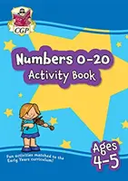 Nová kniha aktivít s číslami 0-20 pre vekovú kategóriu 4-5 rokov - New Numbers 0-20 Activity Book for Ages 4-5