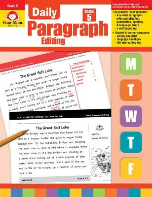 Denná úprava odsekov 5. ročník - Daily Paragraph Editing Grade 5