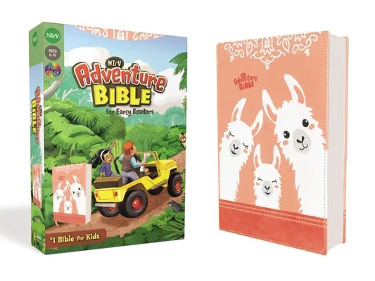 Nirv, Dobrodružná Biblia pre mladých čitateľov, Leathersoft, Coral, plnofarebná - Nirv, Adventure Bible for Early Readers, Leathersoft, Coral, Full Color