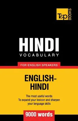 Hindčina slovná zásoba pre anglicky hovoriacich - 9000 slov - Hindi vocabulary for English speakers - 9000 words