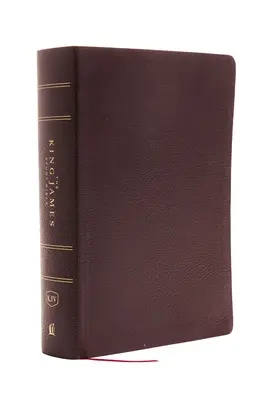 Študijná Biblia kráľa Jakuba, lepená koža, bordová farba, plnofarebné vydanie - The King James Study Bible, Bonded Leather, Burgundy, Full-Color Edition