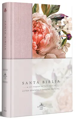 Biblia Reina Valera 1960 Letra Grande. Tapa Dura, Tela Rosada Con Flores, Tamao Manual / Španielska Biblia Rvr 1960. Handy Size, Large Print, Hardcover, Pi - Biblia Reina Valera 1960 Letra Grande. Tapa Dura, Tela Rosada Con Flores, Tamao Manual/Spanish Bible Rvr 1960. Handy Size, Large Print, Hardcover, Pi