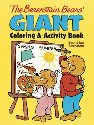 Obrovská kniha aktivít a vyfarbovačiek medvedíkov Berenstainových - The Berenstain Bears' Giant Coloring and Activity Book