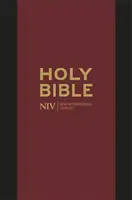 NIV vrecková čierna lepená kožená Biblia so zipsom - NIV Pocket Black Bonded Leather Bible with Zip
