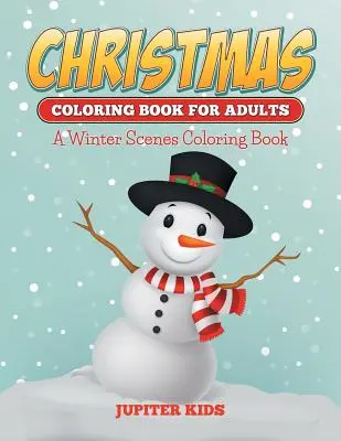 Vianočné maľovanky pre dospelých: Zimné scenérie: Kniha na vyfarbovanie pre dospelých - Christmas Coloring Books For Adults: A Winter Scenes Coloring Book