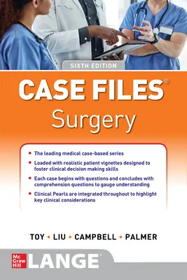Prípadové súbory chirurgia, šieste vydanie - Case Files Surgery, Sixth Edition