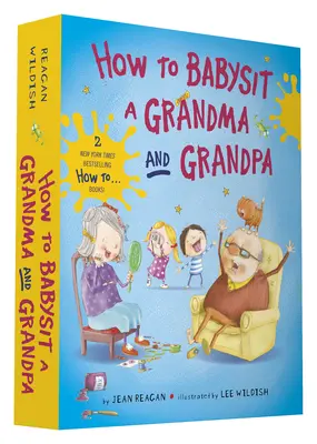 Ako opatrovať babičku a dedka Súbor doskových kníh - How to Babysit a Grandma and Grandpa Board Book Boxed Set