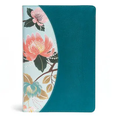 Študijná Biblia CSB pre ženy, Teal/Sage Leathertouch, indexovaná - The CSB Study Bible for Women, Teal/Sage Leathertouch, Indexed