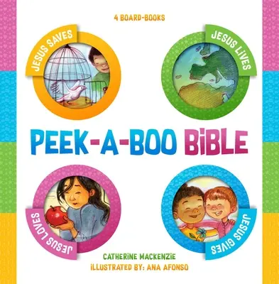 Biblia Peek-A-Boo: 4 knihy na nástenke - Peek-A-Boo Bible: 4 Board-Books