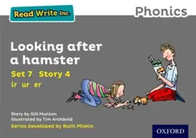 Čítajte, píšte a pod. Phonics: Šedá sada 7 Storybook 4 Looking After a Hamster - Read Write Inc. Phonics: Grey Set 7 Storybook 4 Looking After a Hamster