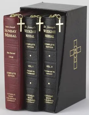 Denný a nedeľný misál svätého Jozefa: Vianočný misál: kompletný darčekový box 3-dielna sada - St. Joseph Daily and Sunday Missals: Complete Gift Box 3-Volume Set