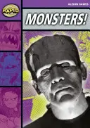 Rýchle čítanie: Príšerky! (Fáza 1, úroveň 1B) - Rapid Reading: Monsters! (Stage 1, Level 1B)
