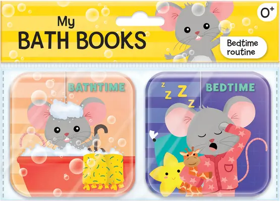 Moje knižky do kúpeľa - Rutina pred spaním - My Bath Books - Bedtime Routine