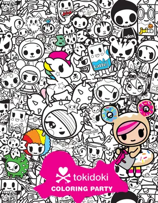 Omaľovánky Tokidoki - Tokidoki Coloring Party