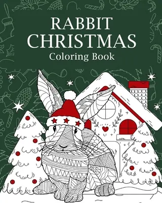 Králik Vianočné maľovanky - Rabbit Christmas Coloring Book