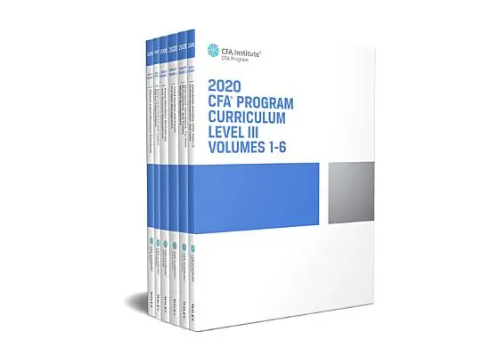 Cfa Program Curriculum 2020 Level III, zväzky 1 - 6 - Cfa Program Curriculum 2020 Level III, Volumes 1 - 6