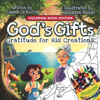 Božie dary: Vďačnosť za jeho stvorenia, vydanie omaľovánky - God's Gifts: Gratitude for His Creations, Coloring Book Edition