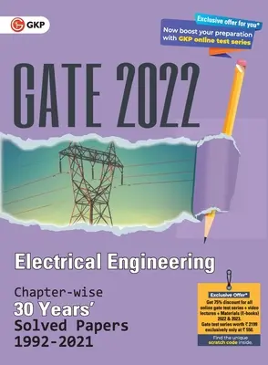 GATE 2022 Elektrotechnika - Riešené práce za 30 rokov po jednotlivých kapitolách (1992 - 2021) (G K Publications (P) Ltd) - GATE 2022 Electrical Engineering - 30 Years Chapterwise Solved Paper (1992-2021) (G K Publications (P) Ltd)