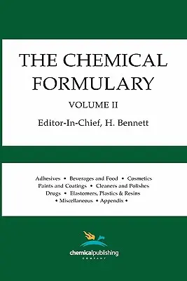 Chemický slovník, 2. diel - The Chemical Formulary, Volume 2