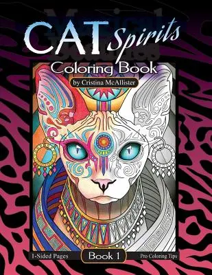 Mačací duchovia Omaľovánky: Kniha 1 - Cat Spirits Coloring Book: Book 1