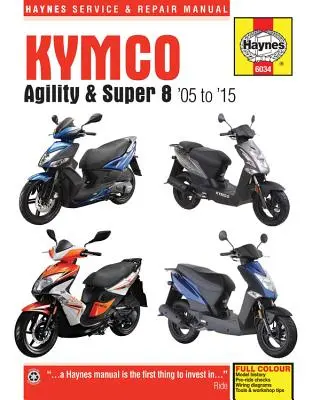 Skútre Kymco Agility & Super 8, '05-'15 - Kymco Agility & Super 8 Scooters, '05-'15