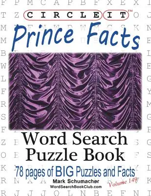 Zakrúžkujte to, Princ - fakty, Hľadanie slov, Puzzle Book - Circle It, Prince Facts, Word Search, Puzzle Book