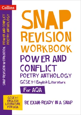 AQA Poetry Anthology Power and Conflict Pracovný zošit - ideálny na domáce učenie, skúšky v rokoch 2022 a 2023 - AQA Poetry Anthology Power and Conflict Workbook - Ideal for Home Learning, 2022 and 2023 Exams