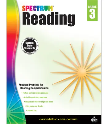 Pracovný zošit Spektrum čítania, 3. ročník - Spectrum Reading Workbook, Grade 3