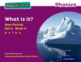 Read Write Inc. Phonics: Fialová sada 2 literatúra faktu 4 Čo to je? - Read Write Inc. Phonics: Purple Set 2 Non-fiction 4 What is it?