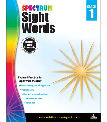 Spektrum Sight Words, 1. ročník - Spectrum Sight Words, Grade 1