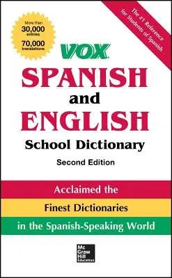 Vox Školský slovník španielčiny a angličtiny, brožované vydanie, 2. - Vox Spanish and English School Dictionary, Paperback, 2nd Edition