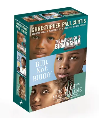 Christopher Paul Curtis 3-Booked Set: Watsonovci idú do Birminghamu - 1963; Bud, nie Buddy; Mocná slečna Maloneová - Christopher Paul Curtis 3-Book Boxed Set: The Watsons Go to Birmingham--1963; Bud, Not Buddy; The Mighty Miss Malone